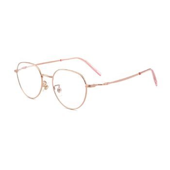 Beta Titanium Glasses Frames Rose Gold