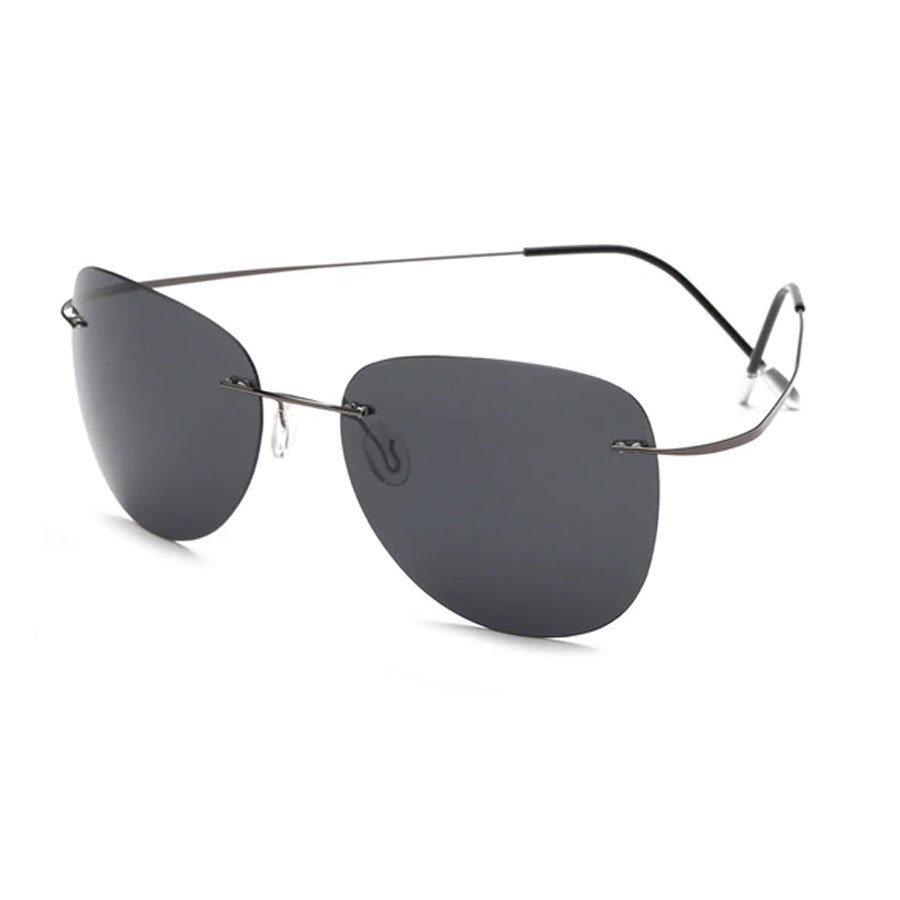 titanium memory metal polarized sunglasses