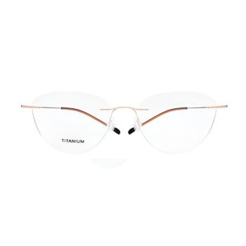 Rimless-Cat-Eye-Titanium-Memory-Metal-Eyeglass-Frames