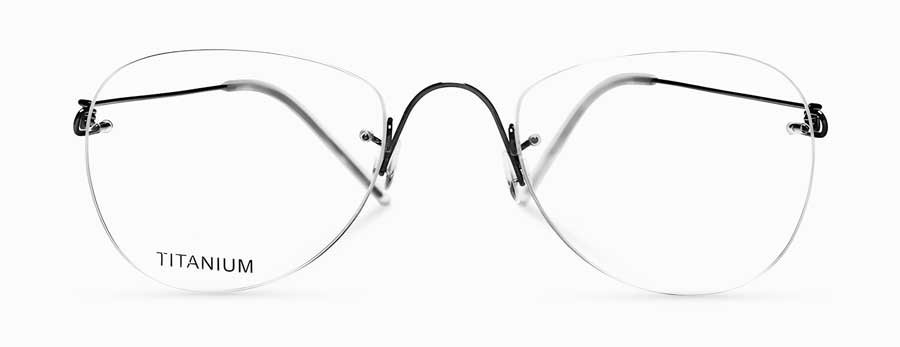 Screwless Rimless Aviators