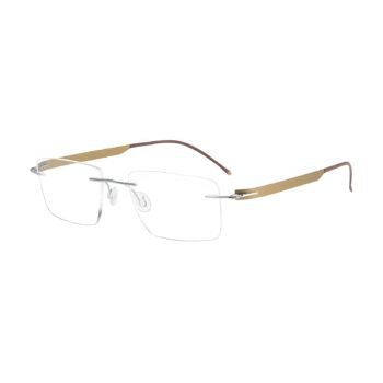 Titanium Rimless Rectangle Frames