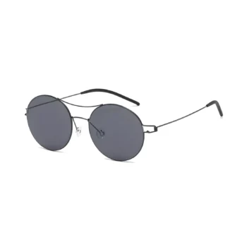Screwless Spiral Hinge Titanium Sunglasses