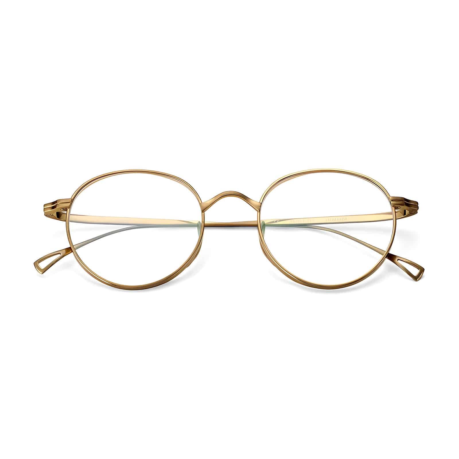 02-Gold-100%-Titanium-Oval-Eyeglass-Frames