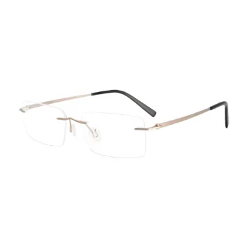 Flexible Rimless Titanium Frames