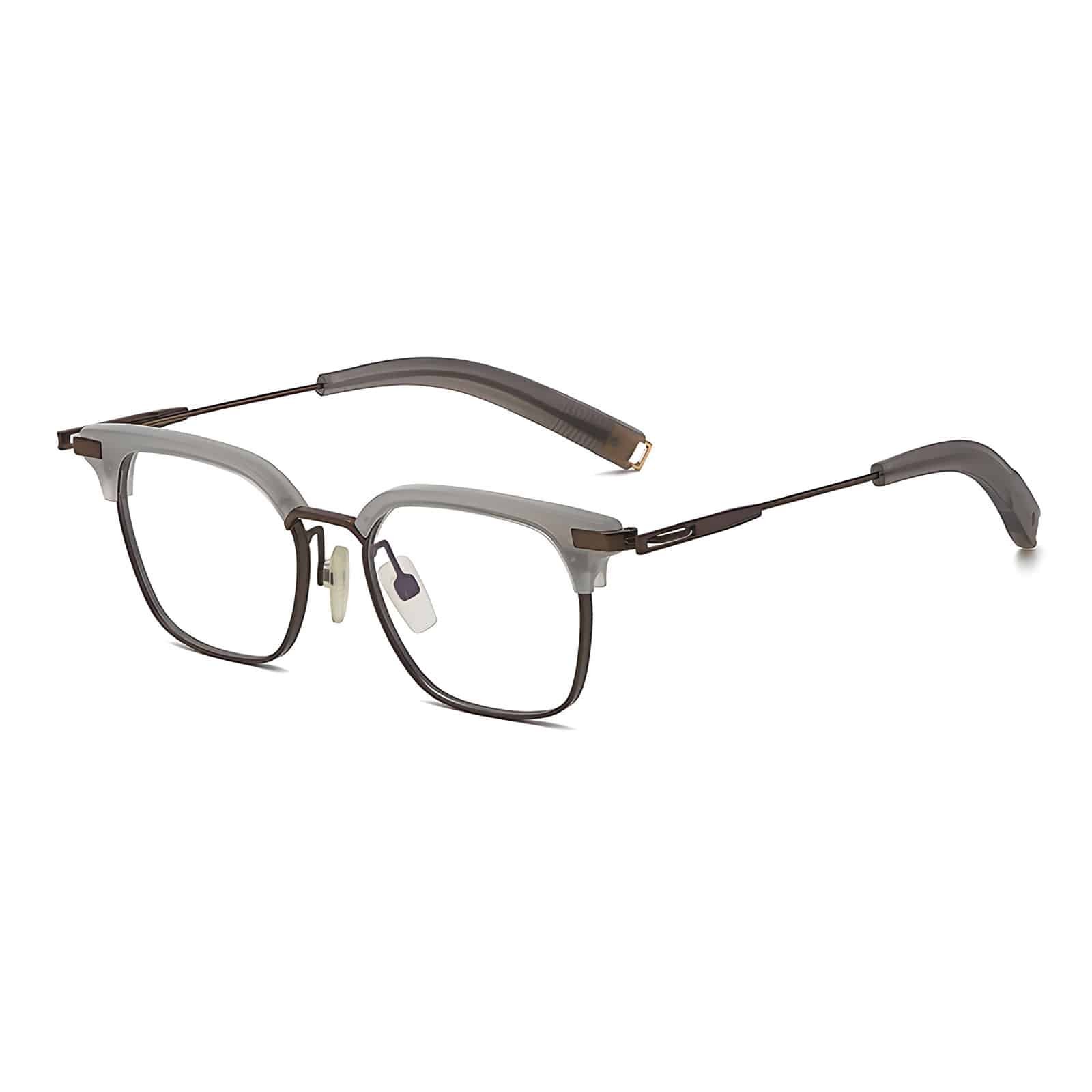 akio Retro titanium eyeglass frames