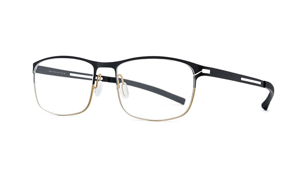 Unibody Titanium eyeglasses frames men's