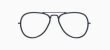 aviator eyeglass frames